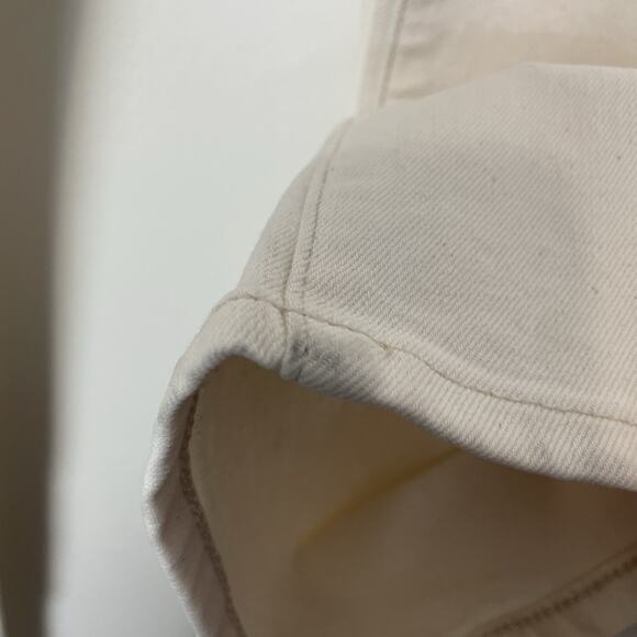 Madewell The '90s Straight Jean Vintage Canvas Size 33 NM515 Stretch High Rise - Picture 12 of 13